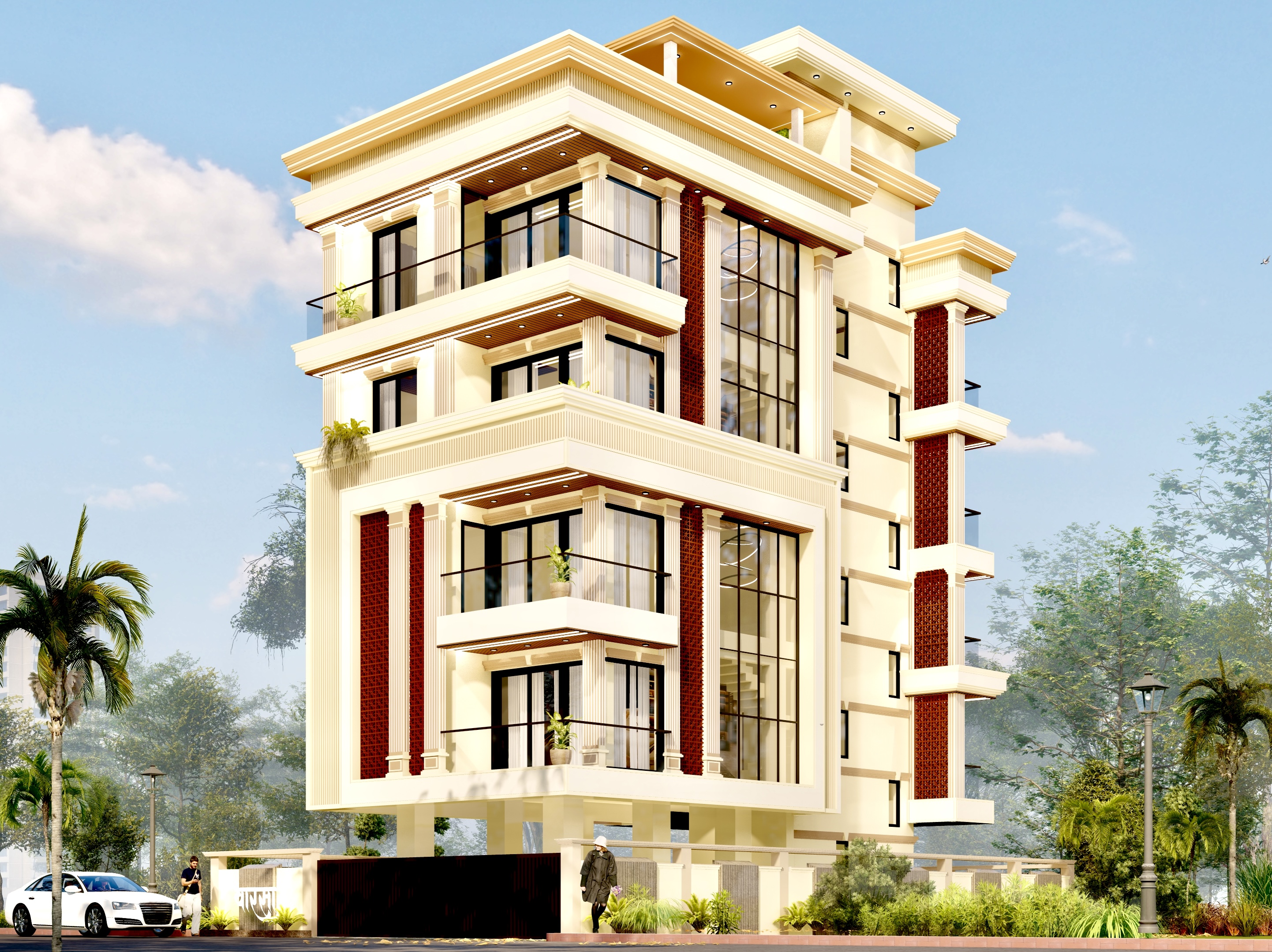 RCC framed structure built by SB Construction in Pune